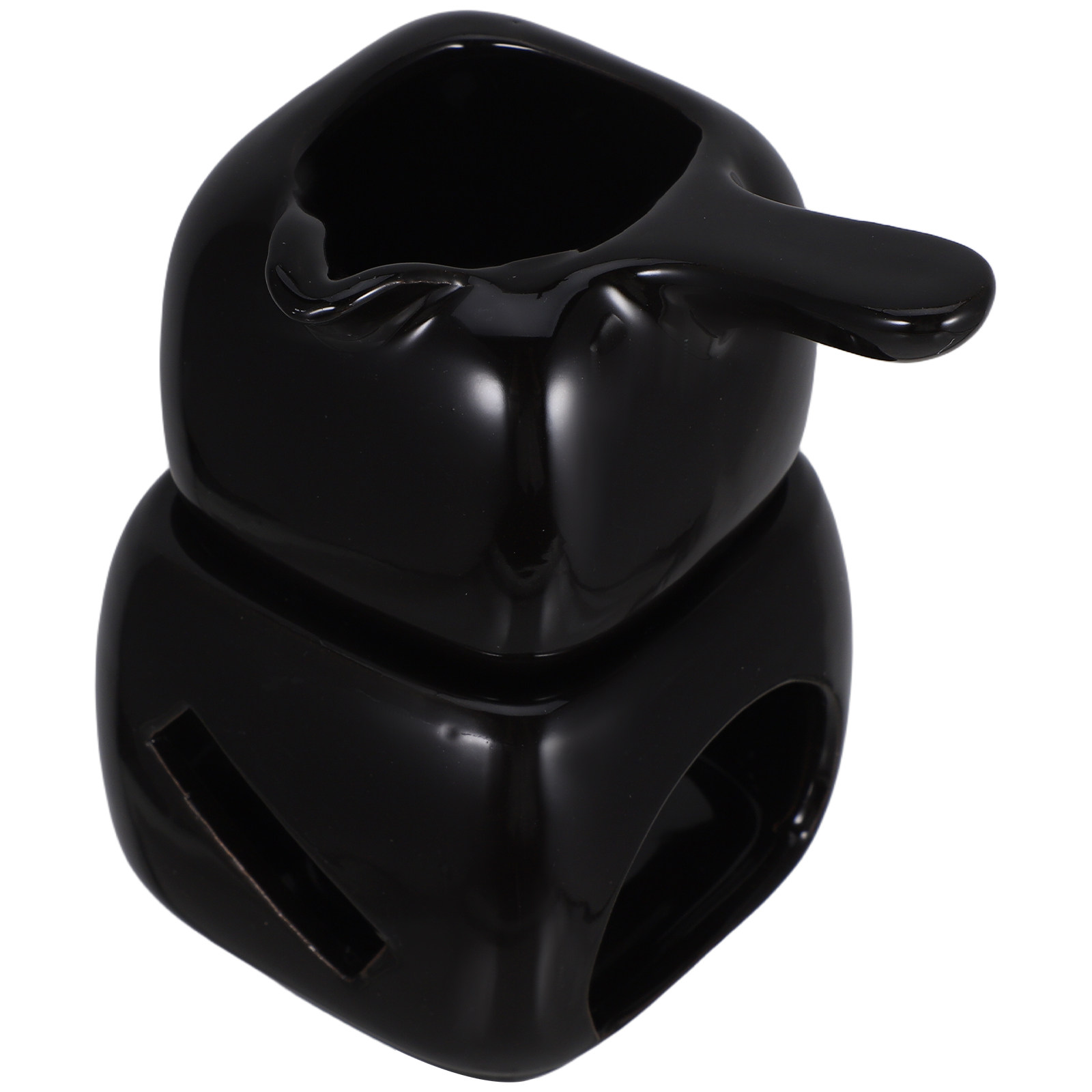 Fondue Pot Ceramic - ถ้วยเซรามิกขนาดกะทัดรัดสำหรับละลายช็อกโกแลต หม้อฟองดูอเนกประสงค์สำหรับใช้ในครัวเรือน ละลายช็อกโกแลต เนย แยม ชีส