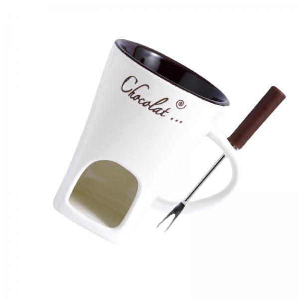ชุดแก้วเซรามิกสำหรับช็อกโกแลตฟ - Fondue Pot Ceramic บทวิจารณ์และราคา