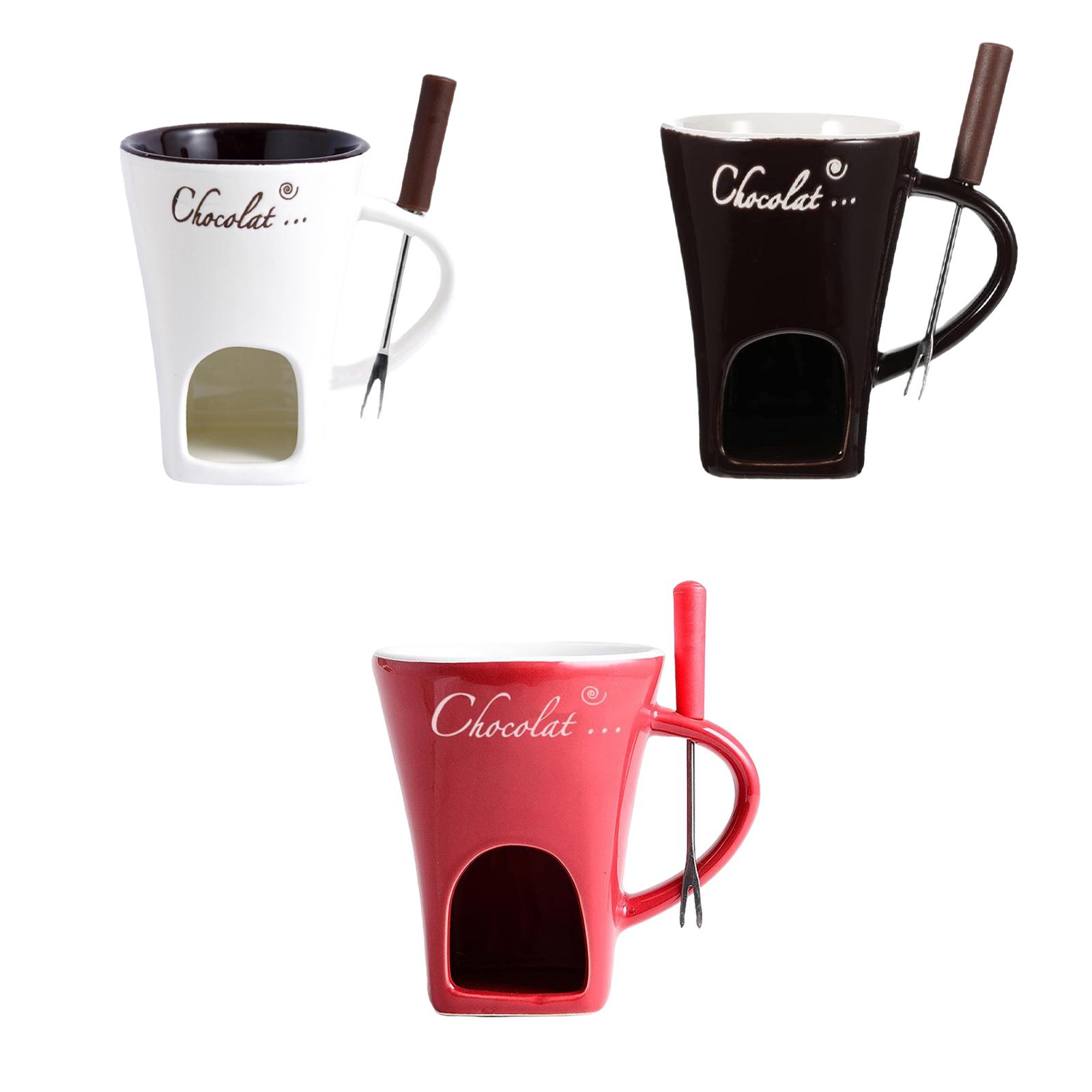 ชุดแก้วเซรามิกสำหรับช็อกโกแลตฟ - Fondue Pot Ceramic บทวิจารณ์และราคา