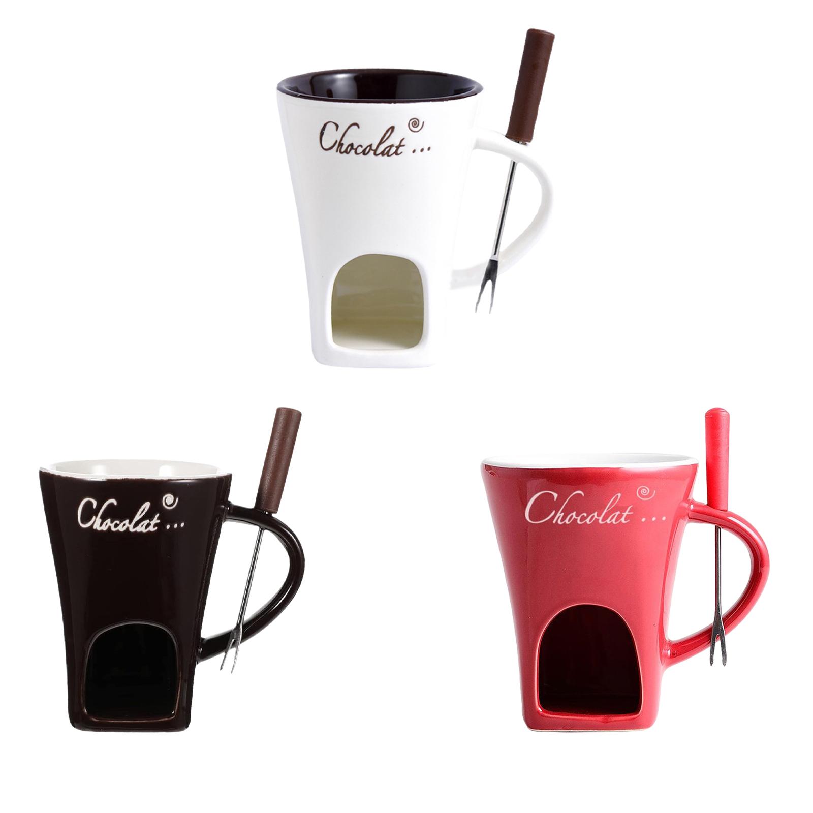 ชุดแก้วเซรามิกสำหรับช็อกโกแลตฟ - Fondue Pot Ceramic บทวิจารณ์และราคา