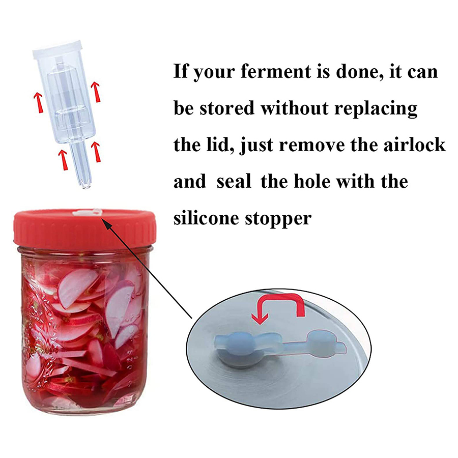 ฝาหมัก ฝาหมักพลาสติกพร้อมฝาหมั - Fermentation Crock บทวิจารณ์และราคา