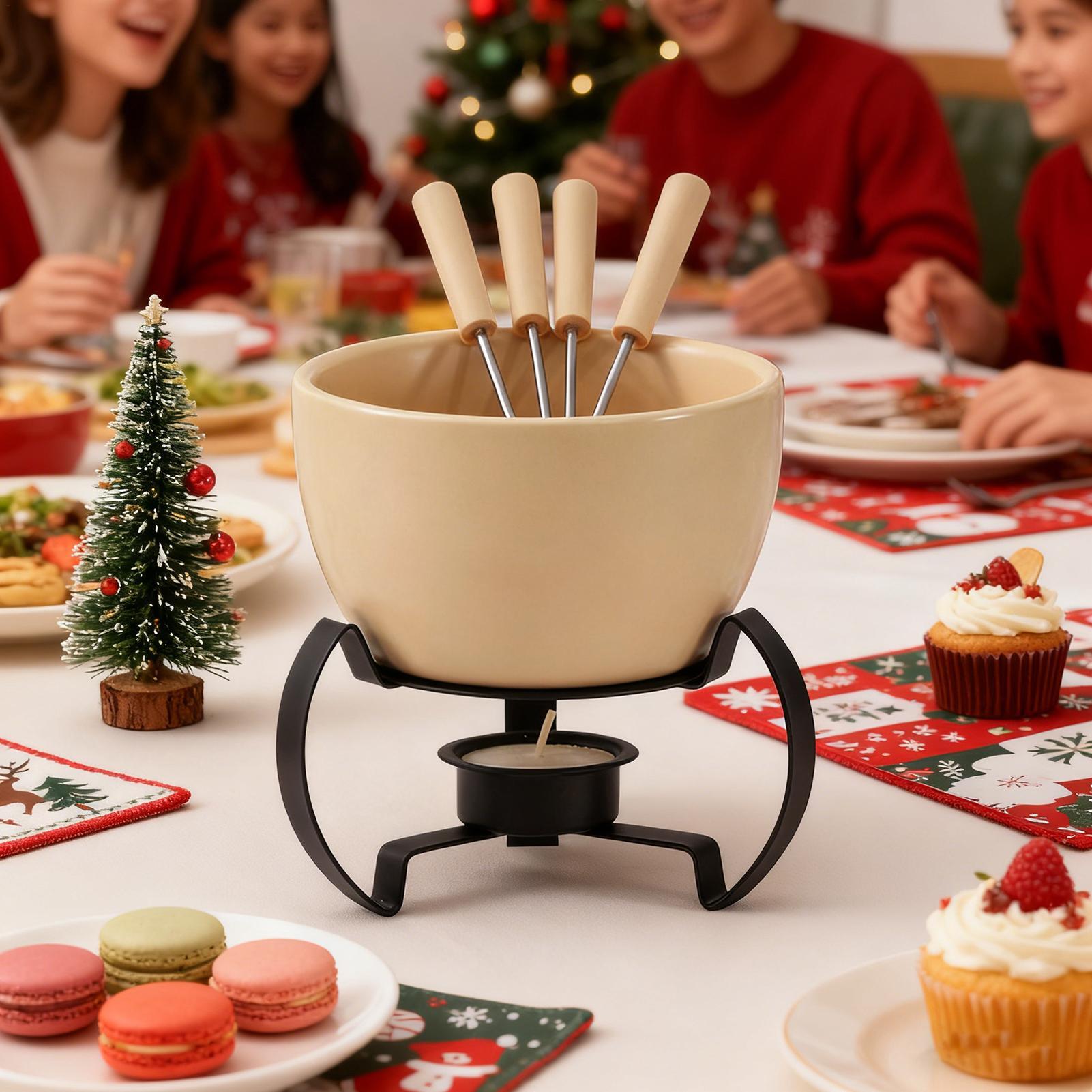 ชุดแก้วเซรามิกขนาดเล็ก 450 มล. - Fondue Pot Ceramic บทวิจารณ์และราคา