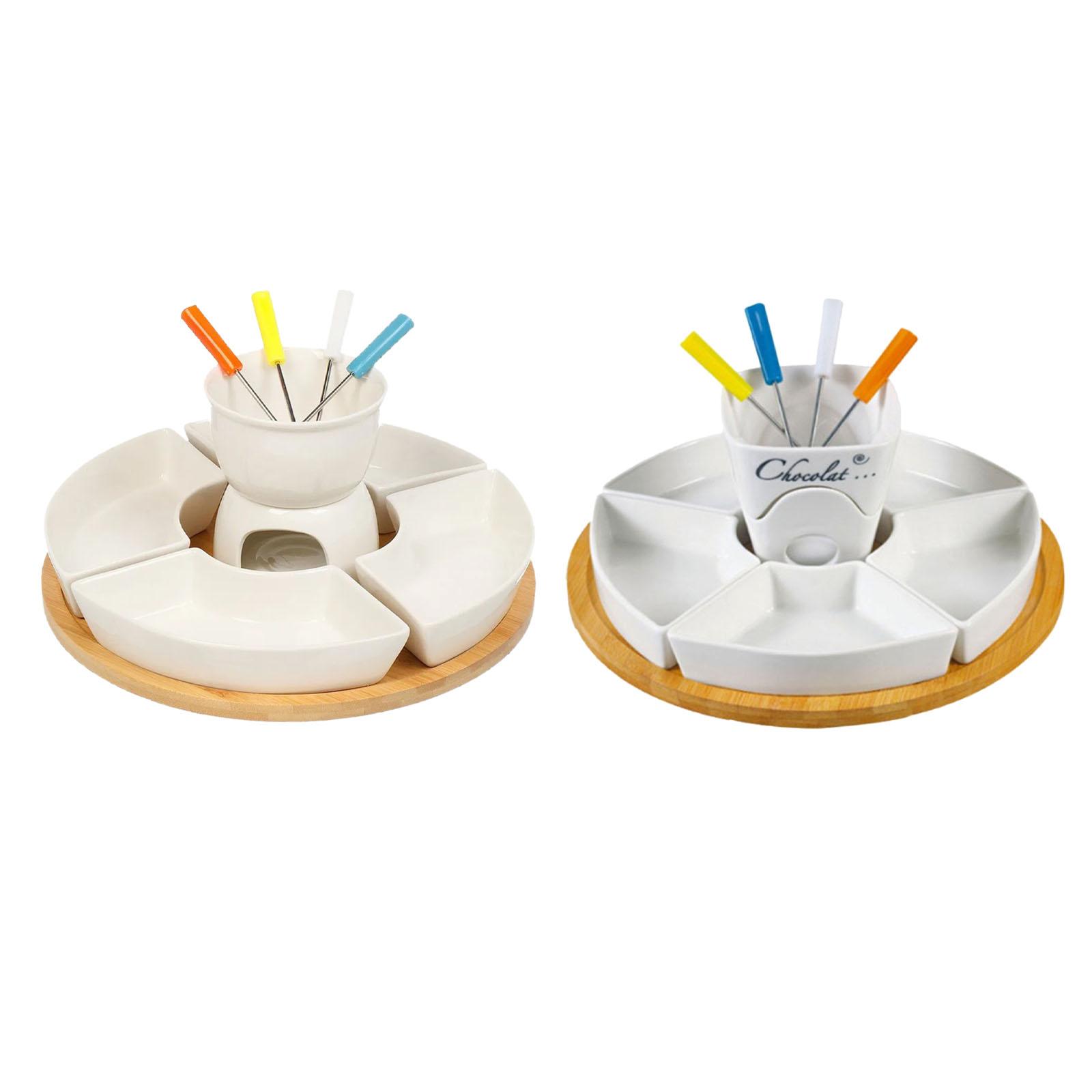 ชุดหม้อฟองดูพร้อมเตาอุ่นเนย ใช - Fondue Pot Ceramic บทวิจารณ์และราคา