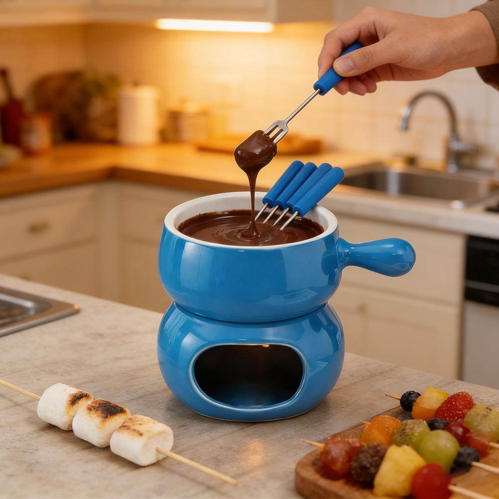 ถ้วยช็อกโกแลตฟองดู เซรามิกพร้อ - Fondue Pot Ceramic บทวิจารณ์และราคา