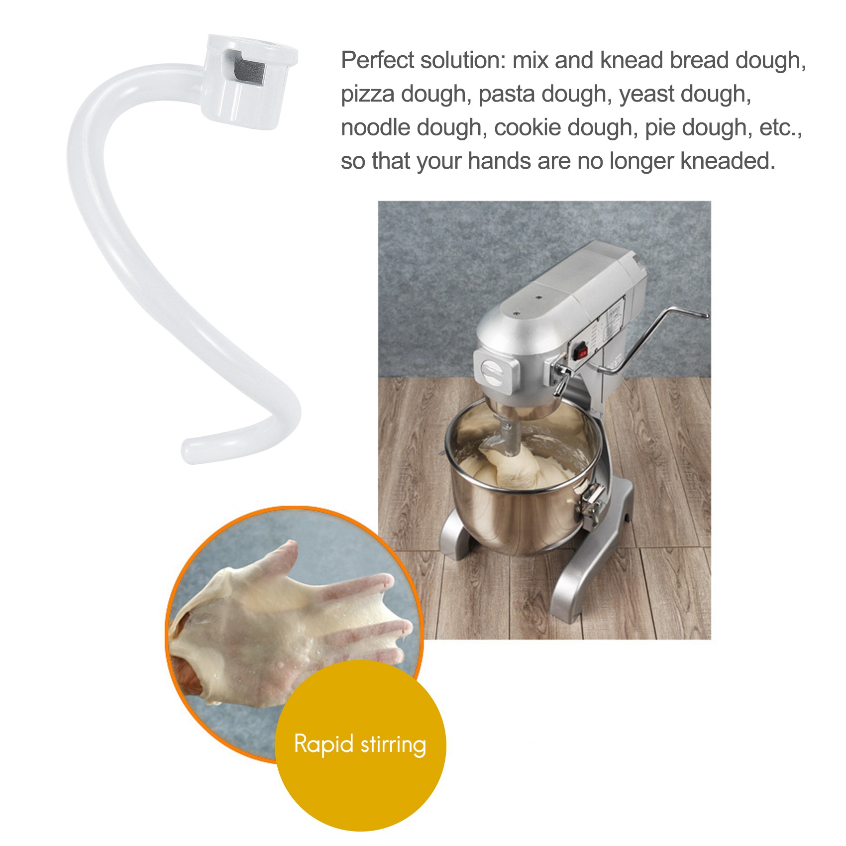 StirrerSpiral Dough Hook สําหร - Kitchenaid Mixer Pro 600 บทวิจารณ์และราคา