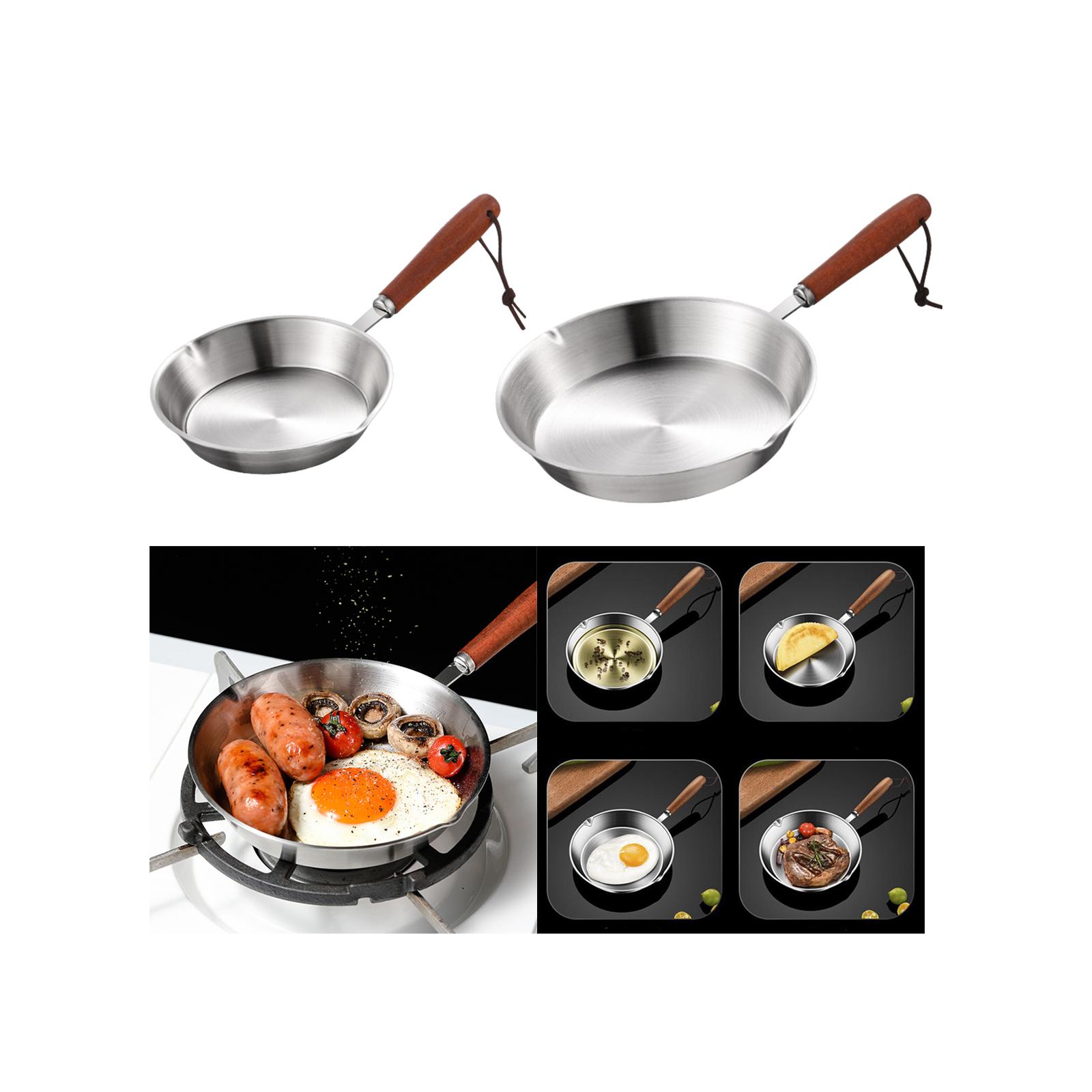 ห้องครัวกระทะสแตนเลสทําอาหารไข - Home Cooking Egg Sandwich บทวิจารณ์และราคา