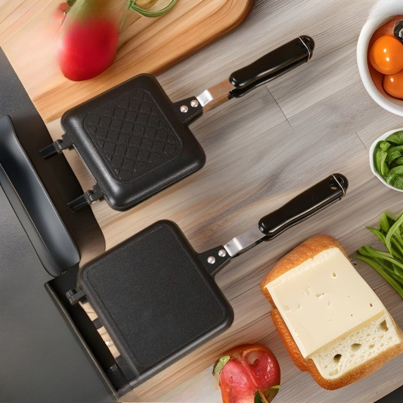เครื่องทำแซนวิชแบบไม่ติดกระทะ  - Home Cooking Egg Sandwich บทวิจารณ์และราคา