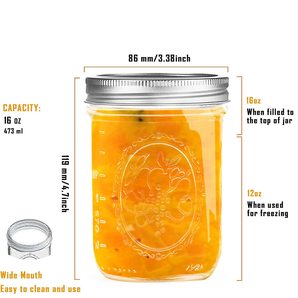 ขวดโหลปากกว้างขนาด 16 ออนซ์ พร - Fermentation Crock บทวิจารณ์และราคา