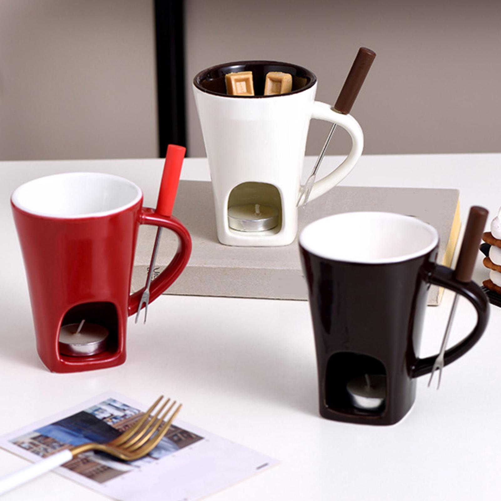 ชุดแก้วฟองดูช็อกโกแลตขนาดเล็ก  - Fondue Pot Ceramic บทวิจารณ์และราคา