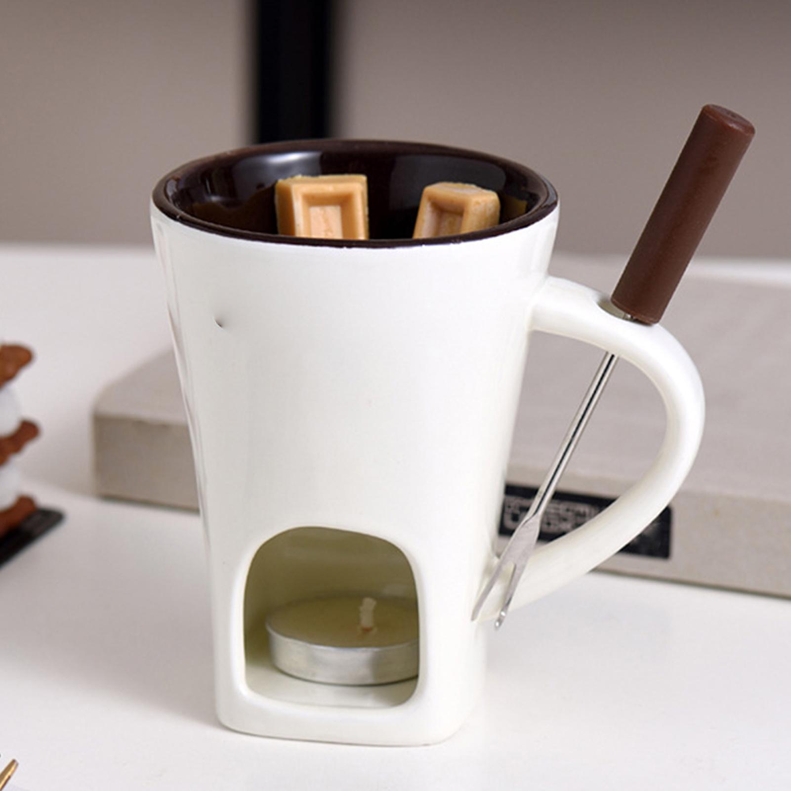 ชุดแก้วฟองดูช็อกโกแลตขนาดเล็ก  - Fondue Pot Ceramic บทวิจารณ์และราคา