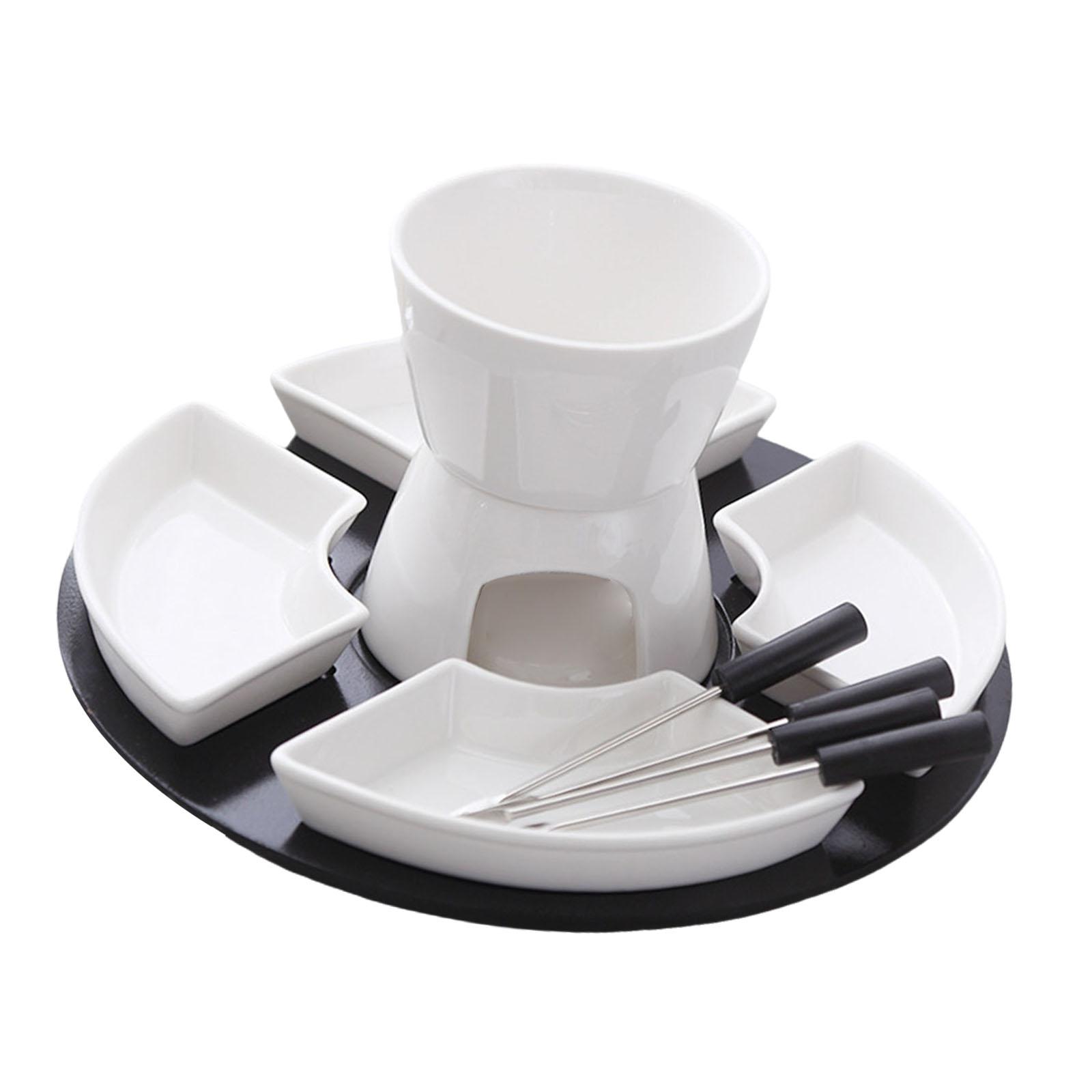 ชุดเซรามิกสำหรับทำฟองดู พร้อมท - Fondue Pot Ceramic บทวิจารณ์และราคา