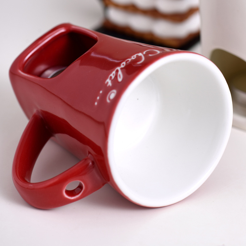 ฟองดูแก้วชีสเนยละลายหม้อเนยเคร - Fondue Pot Ceramic บทวิจารณ์และราคา