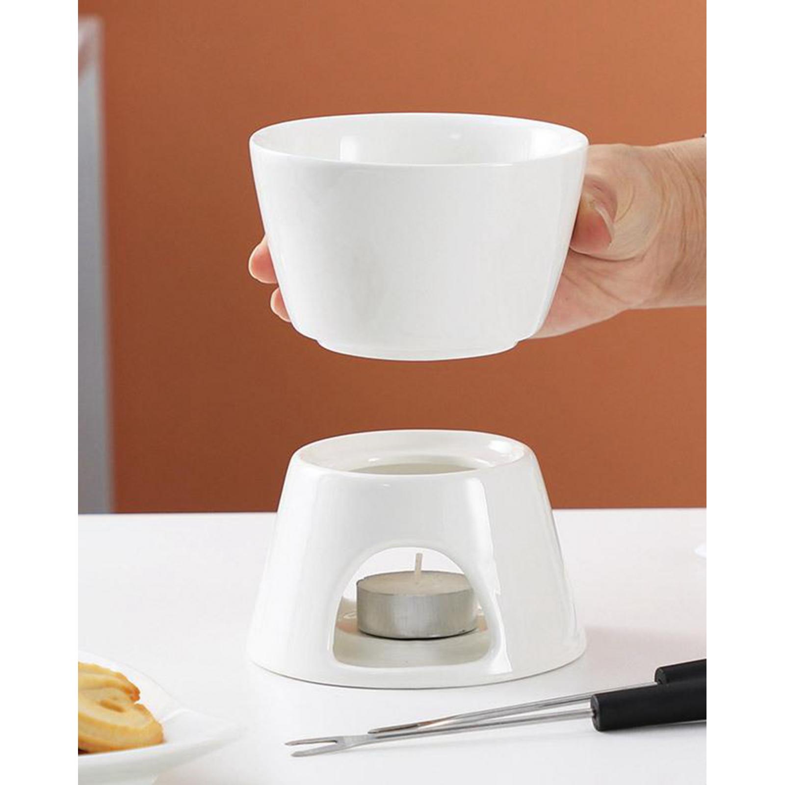 หม้อเซรามิกลายช็อกโกแลตชีสฟองด - Fondue Pot Ceramic บทวิจารณ์และราคา